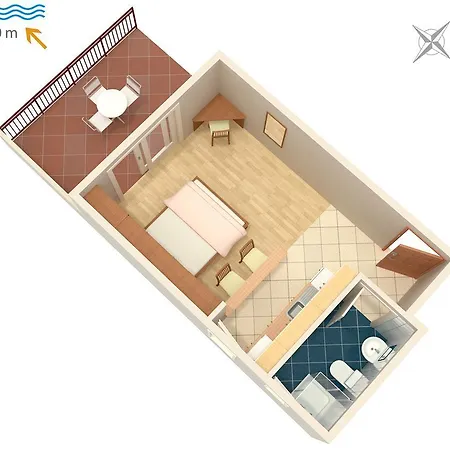 Studio Milna 3074e 아파트 흐바르